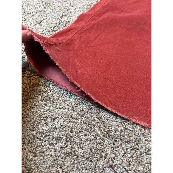 NEW Altar’d State Corduroy Flare Bell Bottoms Stretch Raw Hem High-Rise Jeans 30 - Picture 4 of 10